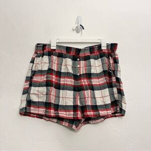 ❤️ Aerie plaid flannel boxer pajama pants